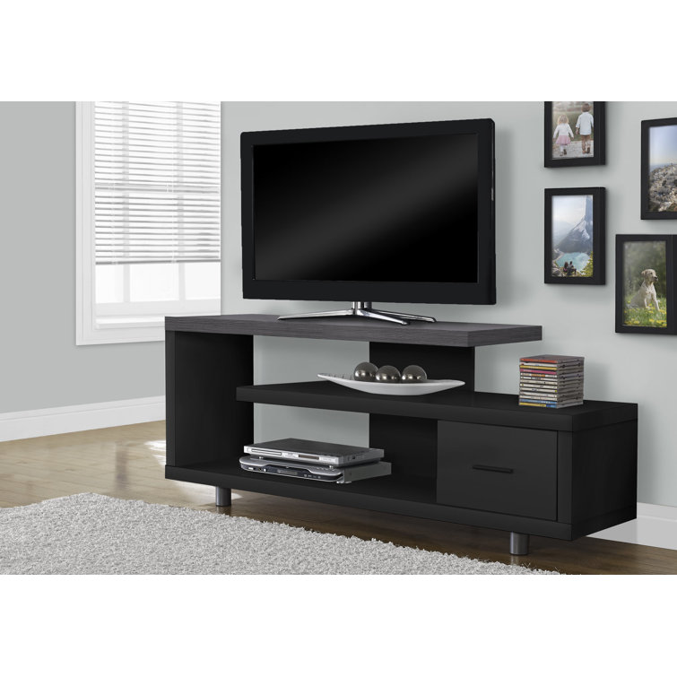 Latitude Run® Riccio Durable Modern Open Concept Center TV Stand & Reviews Wayfair